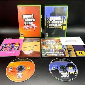 GRAND THEFT AUTO VICE CITY and GRAND THEFT AUTO III THE XBOX COLLECTION 2 Games